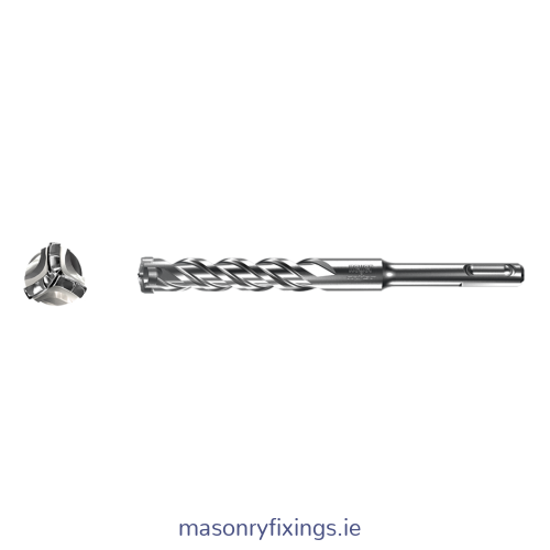 16mm x 200mm (150mm Working Length) SDS Plus TRIJET Drill Bit